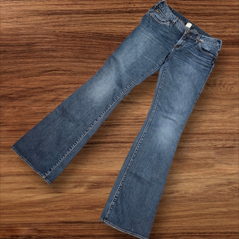 Silver Jeans Vintage Blue Lowrise Bootcut Wide Leg Denim Jeans
